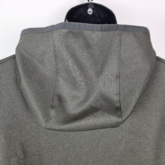 All In Motion Men's Full-Zip Hooded Jacket Size Medium Olive Green Activewear - Picture 4 of 12